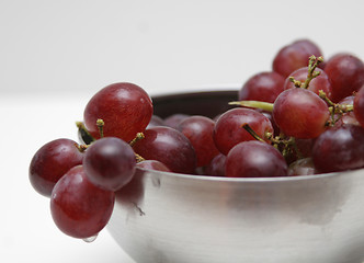 Image showing grapeshalfbowl