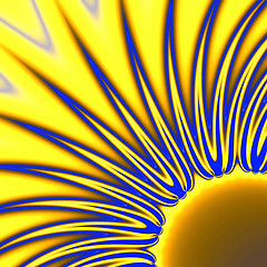 Image showing stylized sun