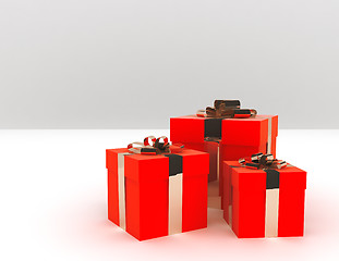 Image showing boxes of gifts