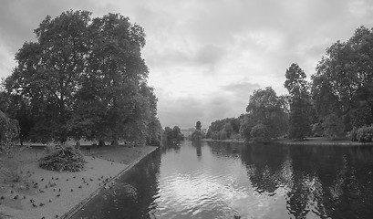 Image showing St James Park in London