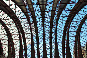 Image showing Underground station ceiling and textures in London