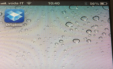 Image showing PISA, ITALY - NOV 18: Dropbox icon on a phone screen, November 1