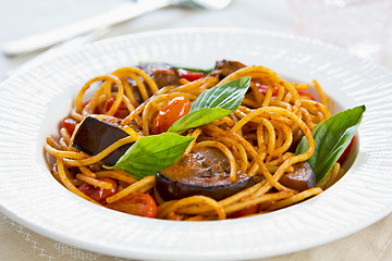 Image showing Spaghetti alla Norma