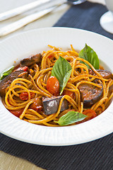 Image showing Spaghetti alla Norma