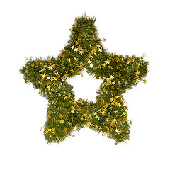 Image showing Christmas star ornament isolated 