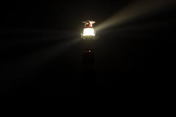 Image showing Lighthouse in the dark