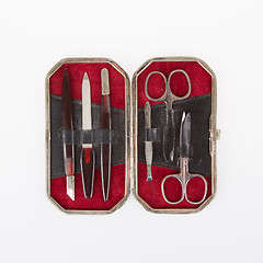 Image showing Old manicure set