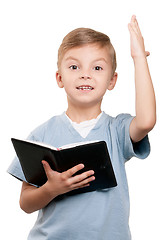 Image showing Boy with book