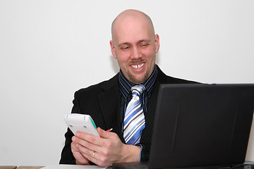 Image showing businessman-working