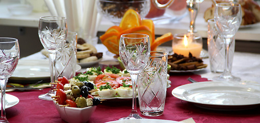 Image showing Table in restaurant 