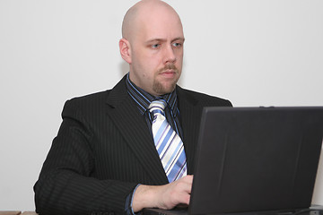 Image showing businessman-working