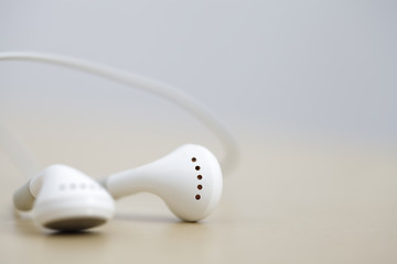 Image showing Modern earphones