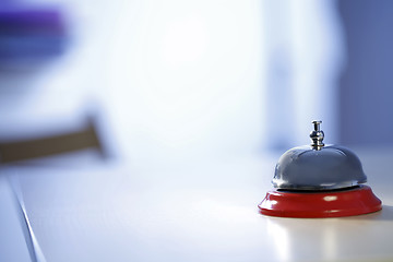 Image showing Close up photo of a bell 