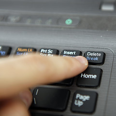 Image showing laptop keyboard