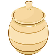 Image showing honey for pot