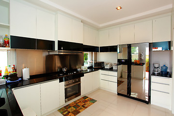 Image showing Interior of modern kitchen 