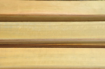 Image showing Stacked Construction Wood 