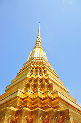 Image showing The pagoda of Wat Phra Kaew thailand 