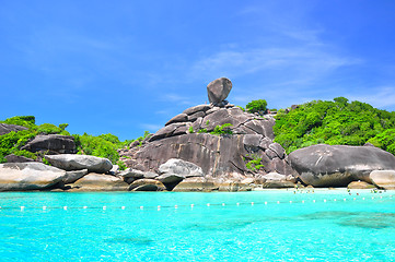 Image showing Similan Islands Paradise Bay, Thailand 