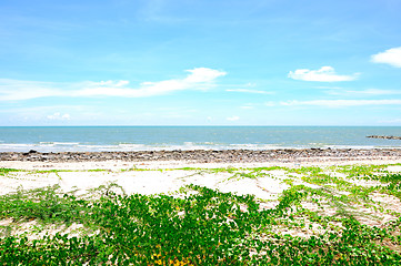 Image showing The beach , Huahin Thailand