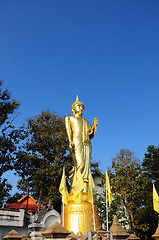Image showing Buddha in a temple of Nan Province, Thailand 