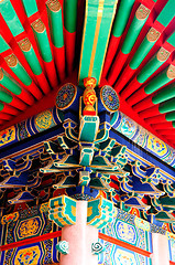 Image showing The chinese architecture roof 
