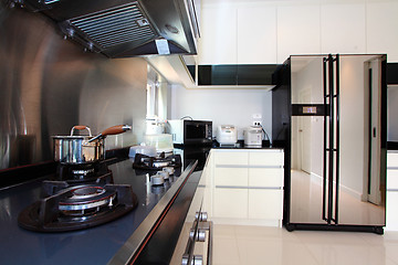 Image showing Interior of modern kitchen 