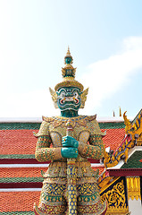 Image showing Giant at The temple in the Grand palace area. 