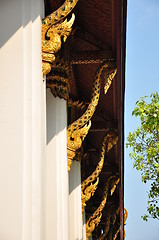 Image showing Elements of  temple in Bangkok 