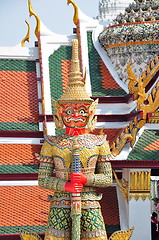 Image showing Giant at The temple in the Grand palace area. 