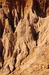 Image showing Soil columns within the national park of Thailand 