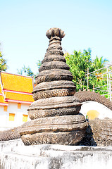 Image showing Elements of the decorations of the Grand Palace and Temple of Emerald Buddha in Bangkok, Thailand 