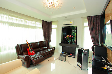 Image showing Studio shot of living room