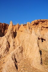 Image showing Soil columns within the national park of Thailand 