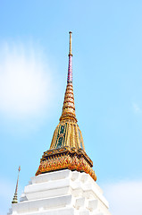 Image showing The pagoda of Wat Phra Kaew thailand 