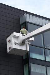 Image showing window-cleaning