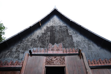 Image showing Black house in Chiangrai