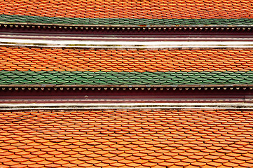 Image showing thai temple roof 