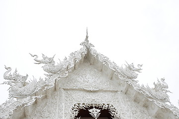 Image showing white temple in the north of thailand