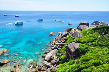 Image showing Similan Islands Paradise Bay, Thailand 