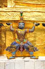 Image showing Giant at The temple in the Grand palace area. 