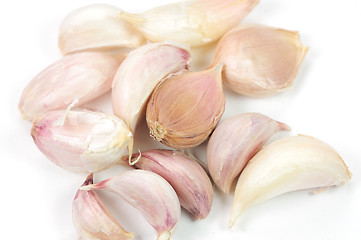 Image showing Garlic Isolated on white background 