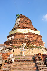 Image showing Ancient pagoda of Ayuttaya, Thailand. Over 300 years. 