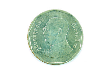 Image showing five Thai baht coin