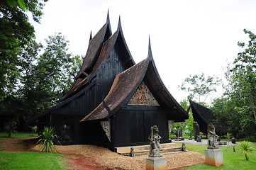 Image showing Black house in Chiangrai