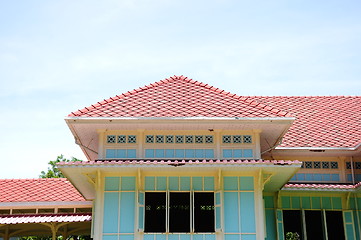 Image showing Maruekhathayawan Palace, huahin chaum, PHETCHA BURI,thailand 