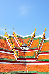 Image showing thai temple roof 