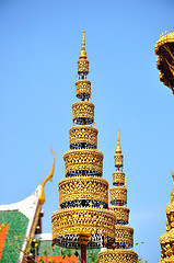 Image showing The pagoda of Wat Phra Kaew thailand 