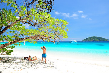 Image showing Similan Islands Paradise Bay, Thailand 