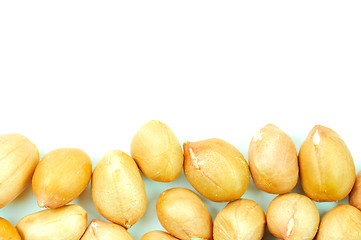 Image showing Peanuts - close up , on white background
